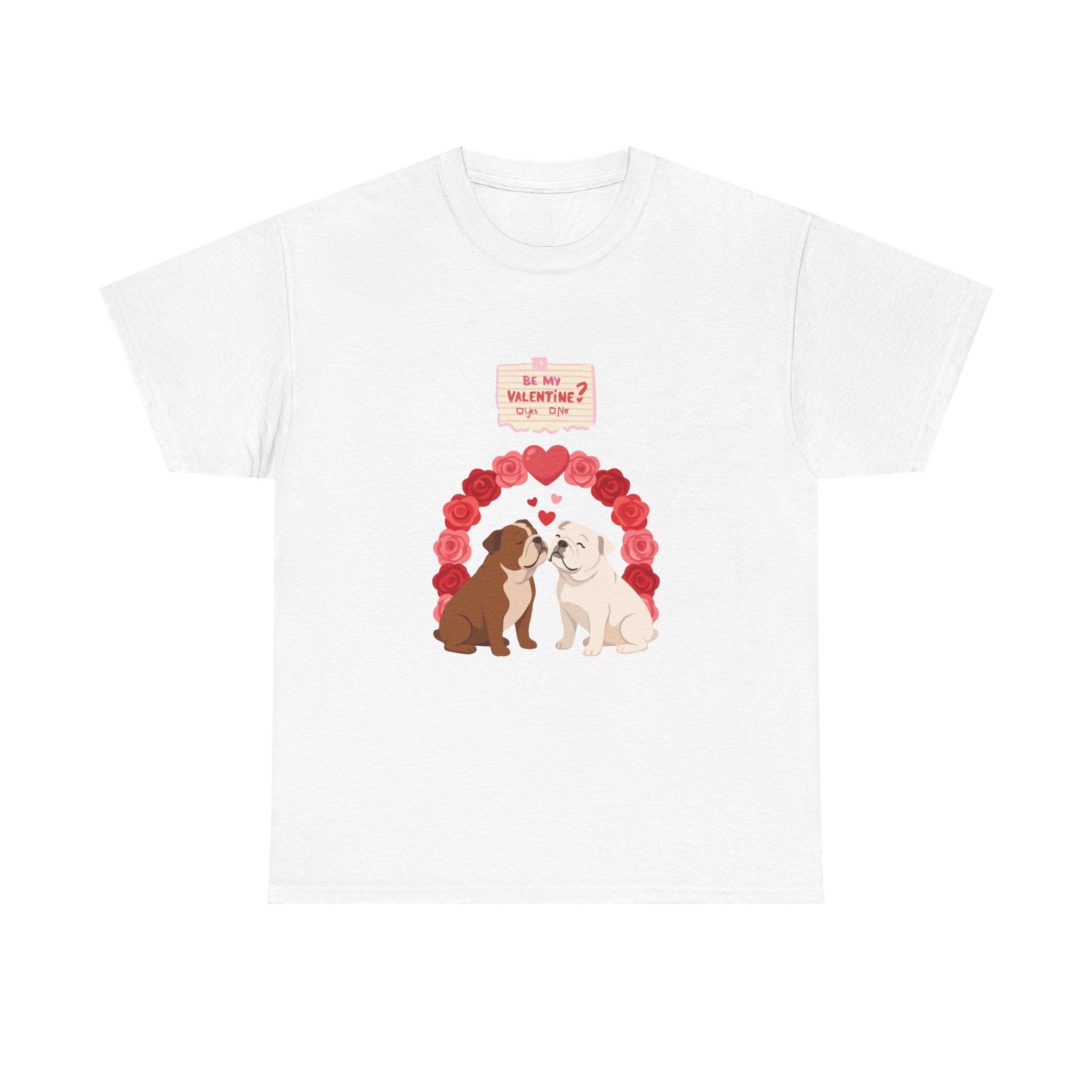 Valentine Puppy Kiss T‑Shirt