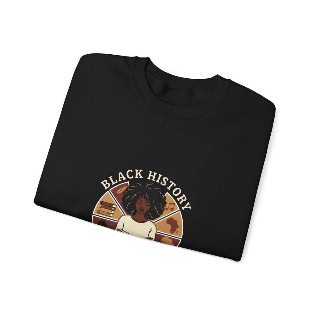 Black History Reader Crewneck Sweatshirt | book lover design, library aesthetic