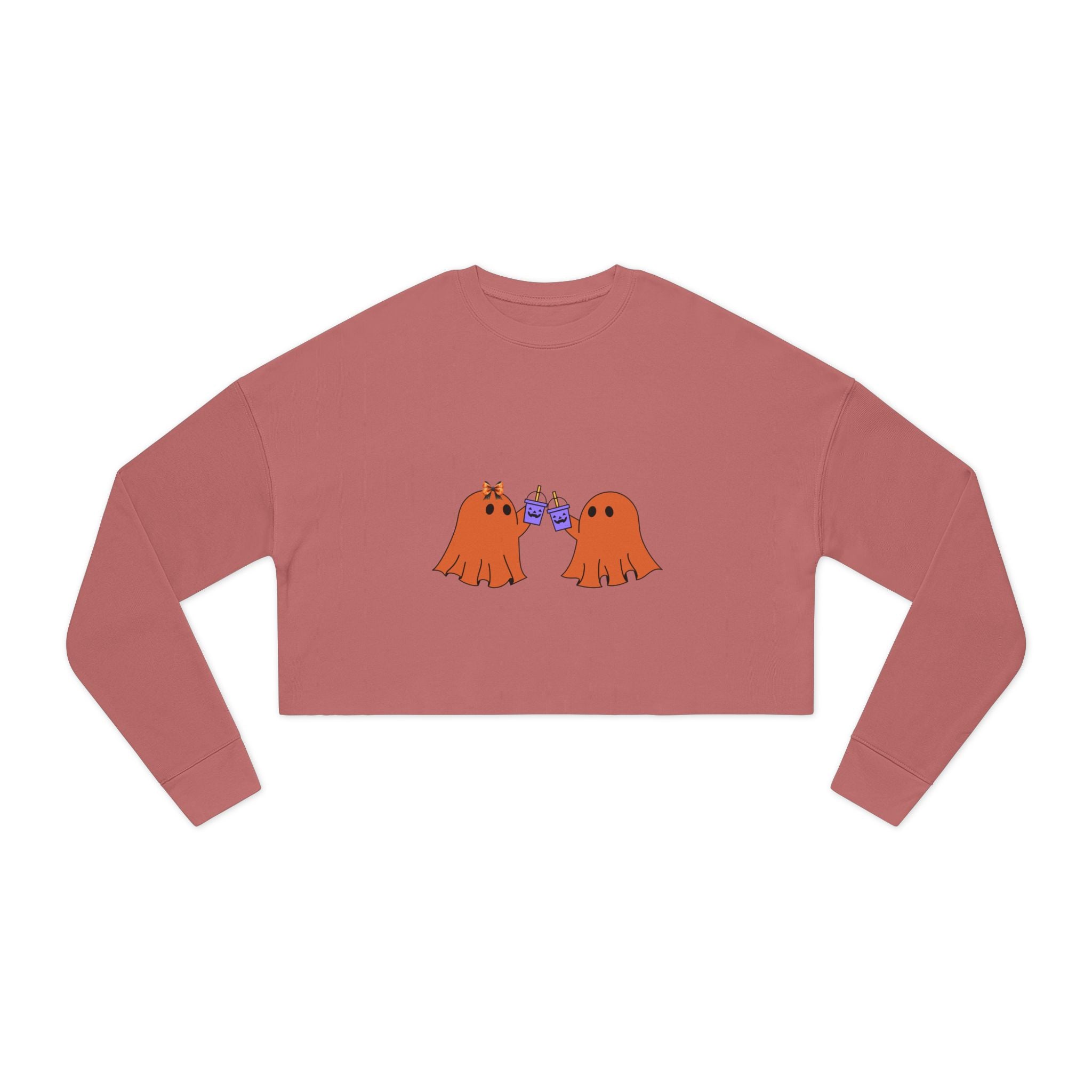 Cropped Sweatshirt Halloween Vibes