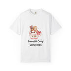 Sweet & Cozy Christmas T-Shirt — Gingerbread Hot Cocoa Holiday Tee