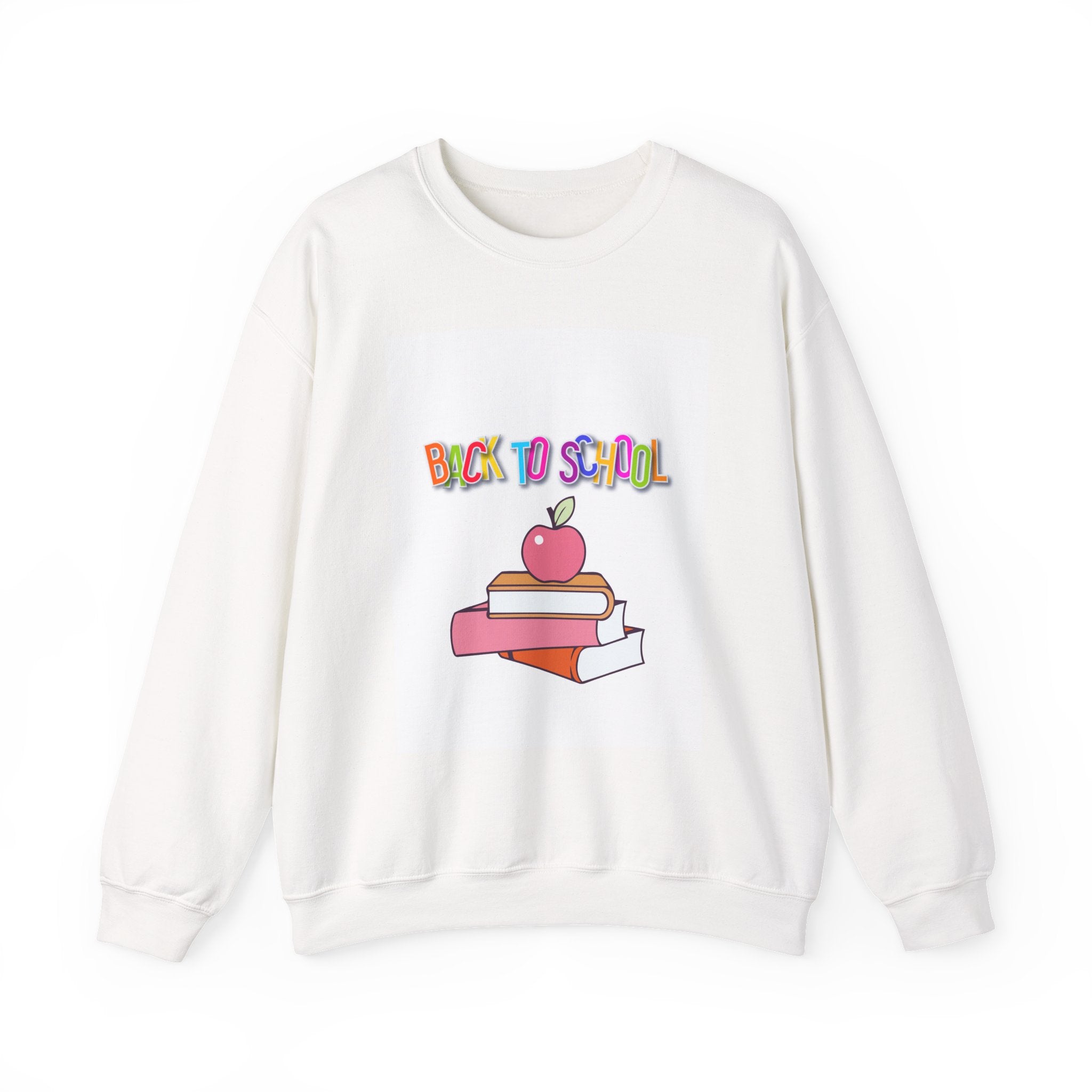 Back to School Crewneck Sweatshirt, Unisex Sweatshirt, Cozy Fall Apparel, Teacher Gift, Student Essentials, Cute School Gear