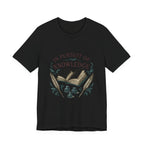 In Pursuit of Knowledge T-Shirt — Vintage Book & Quill Learning Tee
