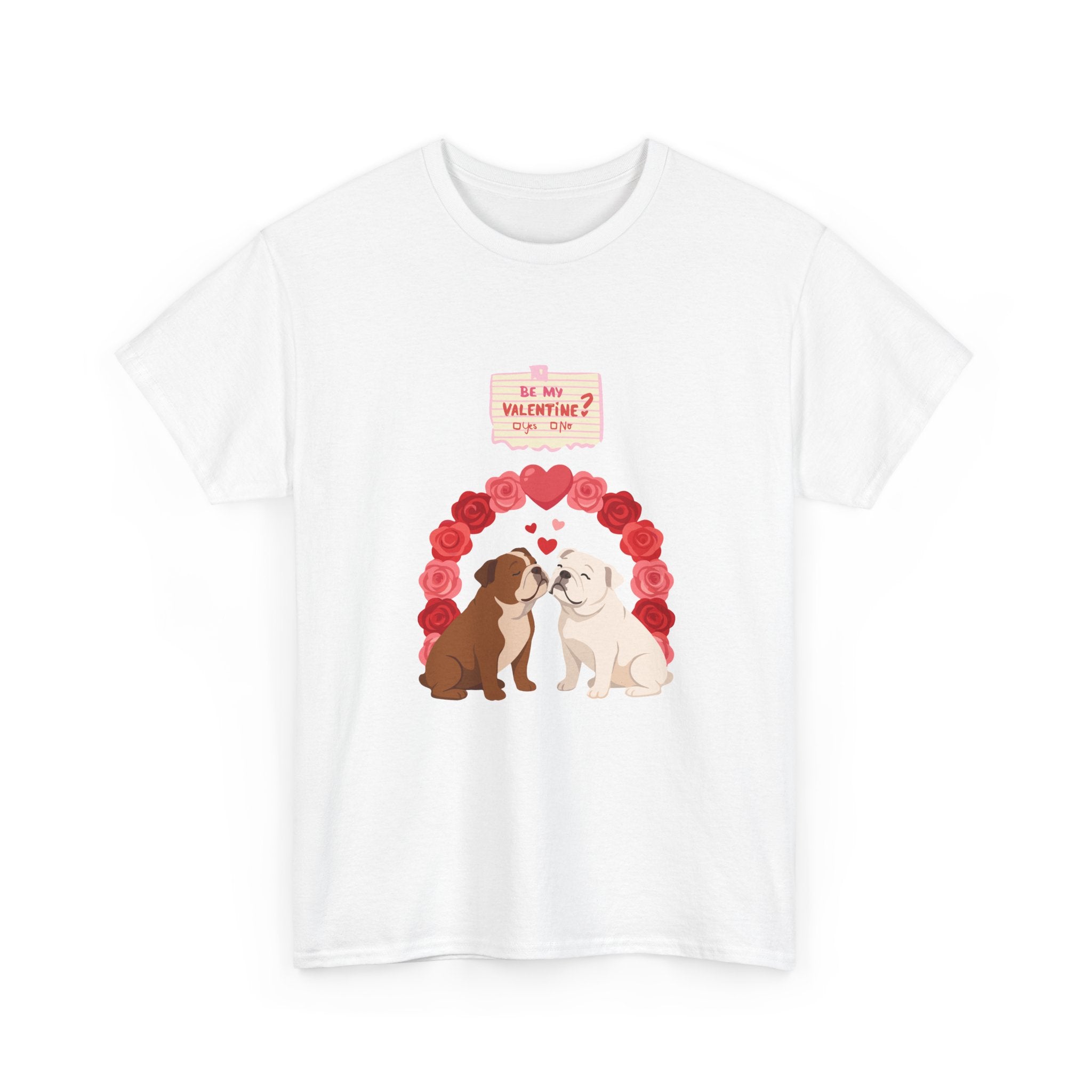 Valentine Puppy Kiss T‑Shirt