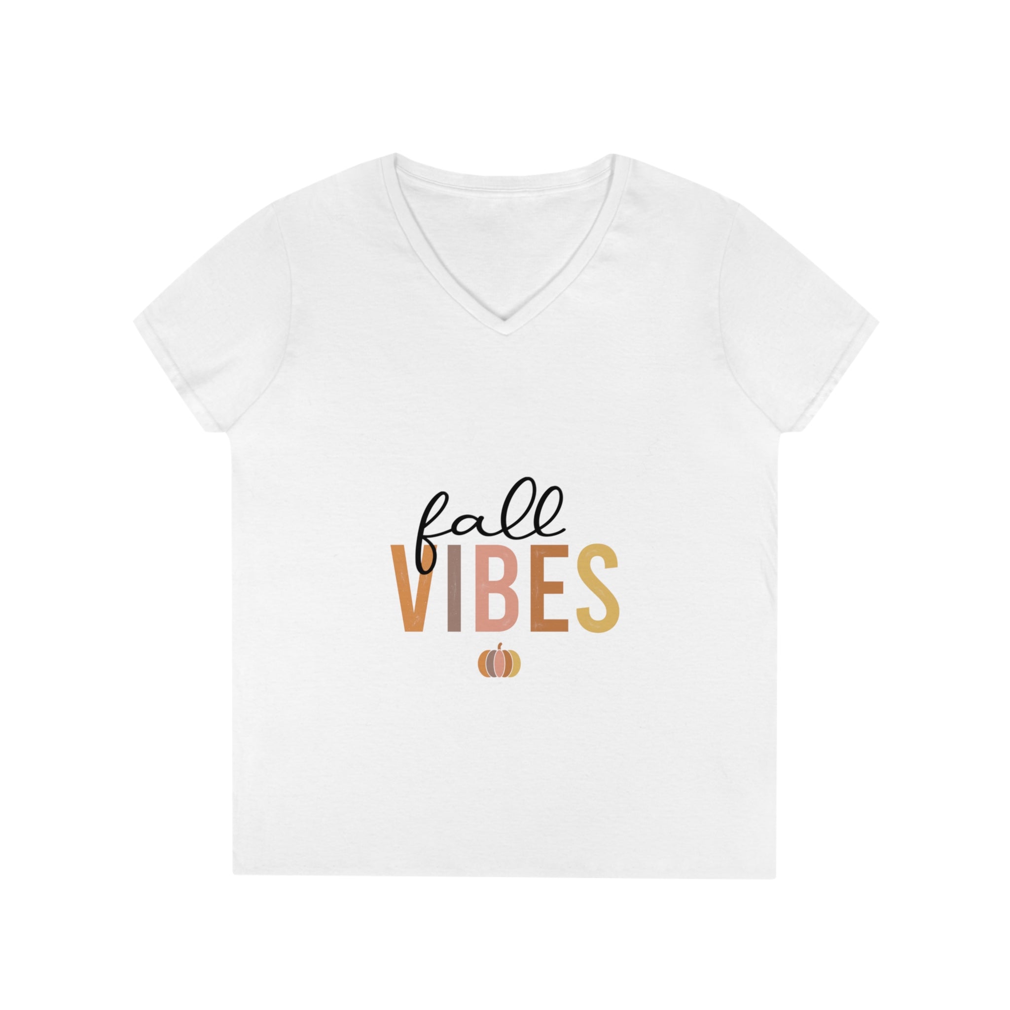 Fall Vibes Ladies' V-Neck T-Shirt