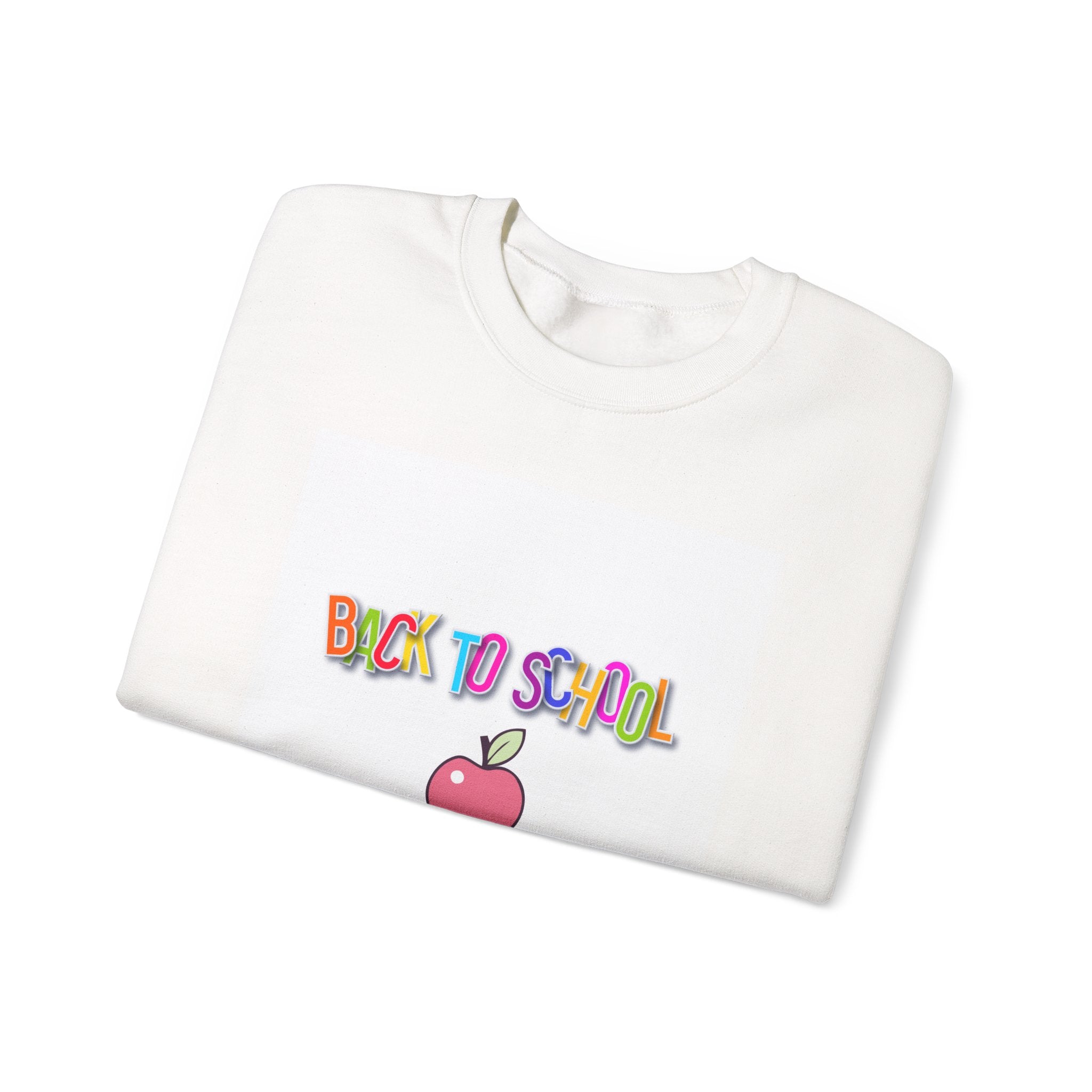 Back to School Crewneck Sweatshirt, Unisex Sweatshirt, Cozy Fall Apparel, Teacher Gift, Student Essentials, Cute School Gear