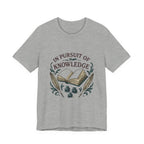 In Pursuit of Knowledge T-Shirt — Vintage Book & Quill Learning Tee